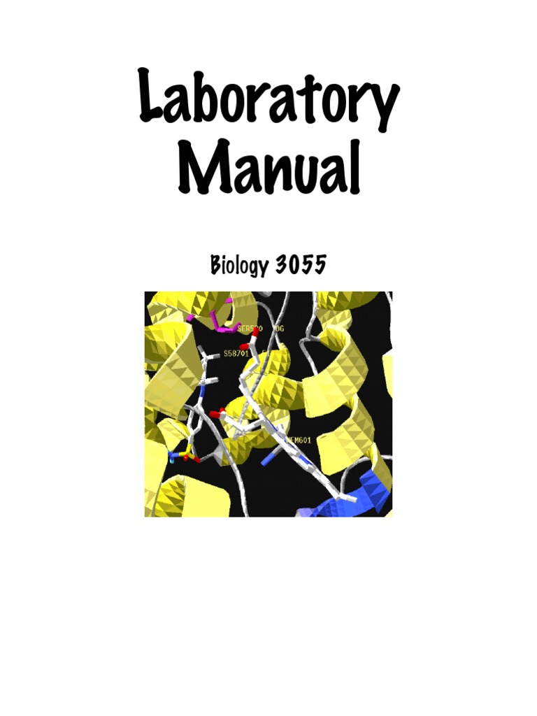 Laboratory Manual Biology 3055 PDF National Center For