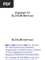 BLOSUM Matrices