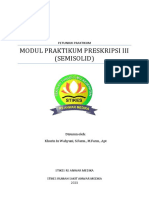 Praktikum Preskripsi III