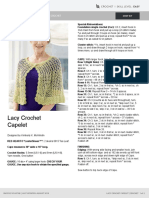 Lacy Crochet Capelet - Crochet