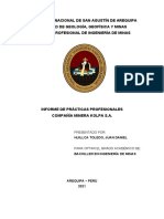 Informe de Prácticas - Huillca Toledo Juan Daniel