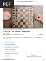 How To Play Chess 14 Steps With Pictures Instructables Chess Abstract Strategy Games