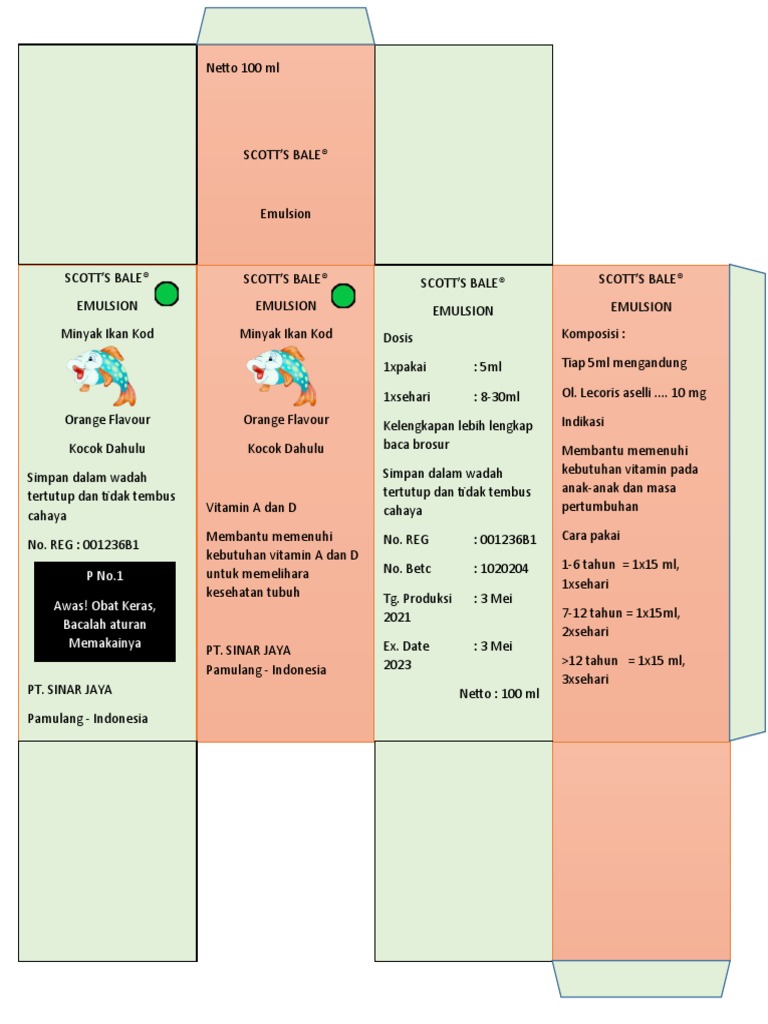 Design Kemasan Emulsi | PDF