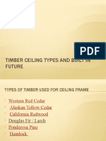 Timber Ceiling Types and Built in Future1