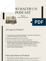 Como Hacer Un Podcast para Plandismo