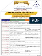 National Symposium: SCHEDULE (Morning Half)