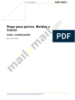 Pdfcoffee.com Ropa Perros Moldes Trazos 38446 PDF Free