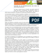 Determinar Las Funciones de Los Biofertilizantes Del Suelo de Acuerdo Con La Agricultura Ecológica