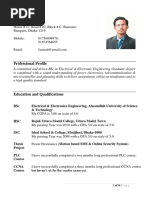 Farrukh Ahmed: BSC Electrical & Electronics Engineering, Ahsanullah University of Science & Technology