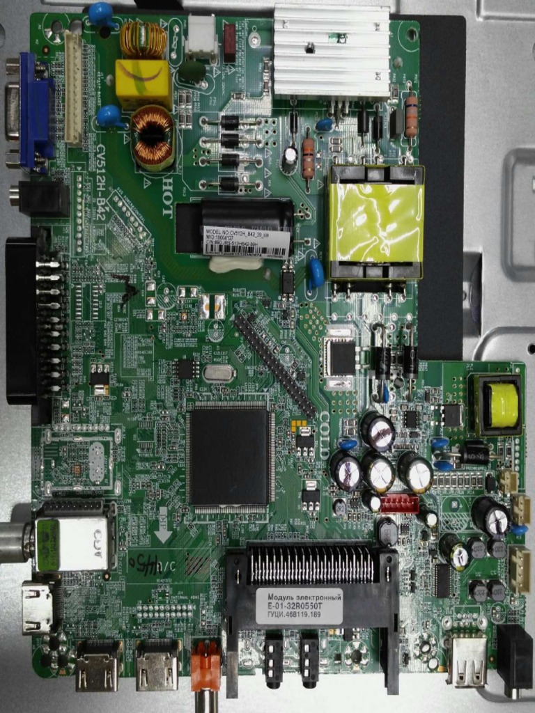 FA Mainboard CV512H-B42 | PDF | Hdmi | Mp3