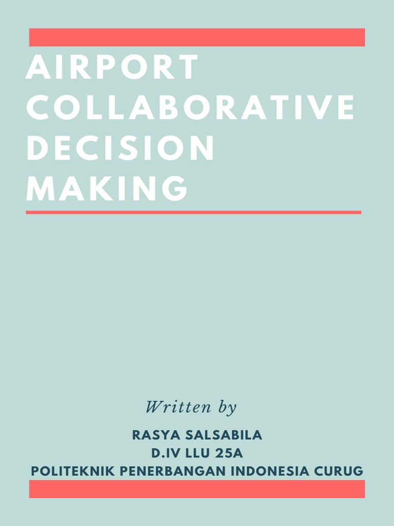 Airport Collaborative Decision Making Pdf