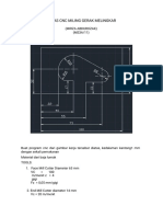 Tugas CNC Miling Gerak Melingkar Mirza Ar