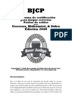 BJCP - Pautas de Estilos para Cerveza, Hidromiel, & Sidra Edicio Ün 2008 - Comp