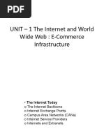 UNIT - 1 The Internet and World Wide Web E-Commerce Infrastructure-II