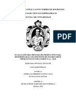 Evaluación del proceso productivo de ladrillos en Inka Forte SAC