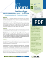 Pillar 5 Project Highlights Supporting Post-Earthquake Recovery in China 0