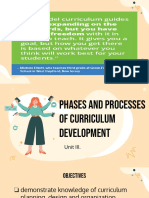 Curriculum Planning and Development Phases
