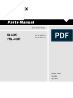 RL4000 TML-4000: Serial Number Range