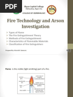 Fire Technology and Arson Investigation