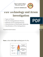 Fire Technology and Arson Investigation