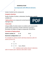 Carbon Forms Many Compounds With Different Elements.: Organic Chemistry