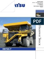 Brochure Komatsu Hd785-7