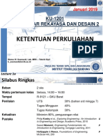 #1 KU-1201 Pengantar Rekayasa Dan Desain II - FTSL (Ketentuan Perkuliahan) - 2019