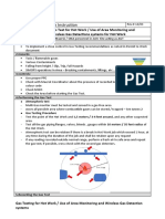 MHSS Work Instructions - Gas testing for Hot Work