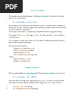 If + Present Simple, .... Present Simple.: The Zero Conditional