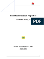 Site Modernization Report Of: G0352ATONSU - ET