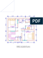 First floor plan dimensions