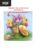 Proiect integrat florile de primavara