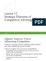 Lesson 15 Strategic Elements of Competitive Advantage: © Prentice Hall