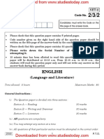 CBSE Class 10 English Language and Literature Question Paper Solved 2019 Set H