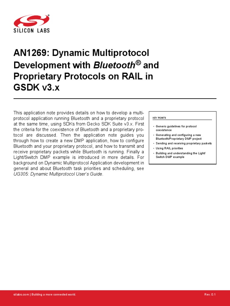 AN1269: Dynamic Multiprotocol Development With Bluetooth and ...