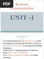 PPT ON BUSINESS COMMUNICATION-1