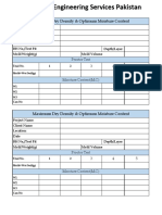 Maximum Dry Density & Optimum Moisture Content: Project Name: Client Name: Location