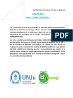 Parte de Prensa Unju Conectada) 2021 Resultdos 3