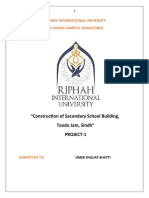 Project 1a-Construction of School