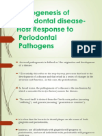 Pathogenesis of Periodontal Disease - Host Response 2 PDF