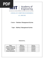 Dbms Mini Report