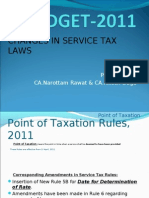 Changes in Service Tax Laws: Prepared By: CA - Narottam Rawat & CA - Ritesh Daga