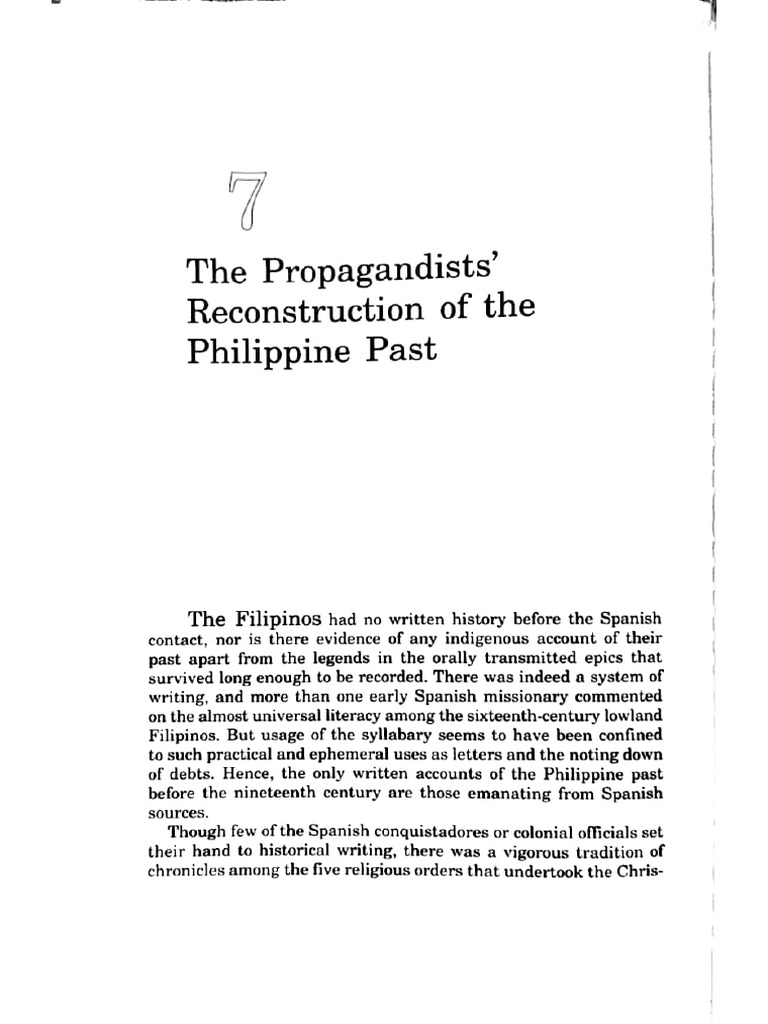Schumacher, John. 1991. The Propagandists Reconstruction of The