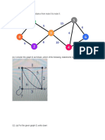 Q1. (A) Find The Shortest Distance From Node 0 To Node 5