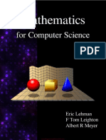 Mathematics for Computer Science by Eric Lehman, F Tom Leighton and Albert R Meyer