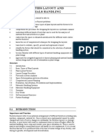 Unit 5 Facilities Layout and Materials Handling: Objectives