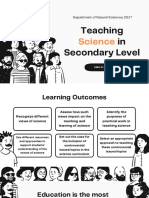 Teaching Science in The Secondary Level