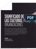 Cultura de Las Organizaciones