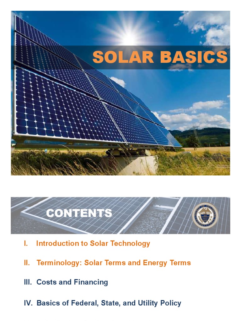 KKE (Solar Energy - Solar - Basics) | PDF | Photovoltaic System | Solar ...