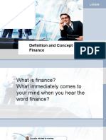 Topic 1 - Definition and Concept of Finance